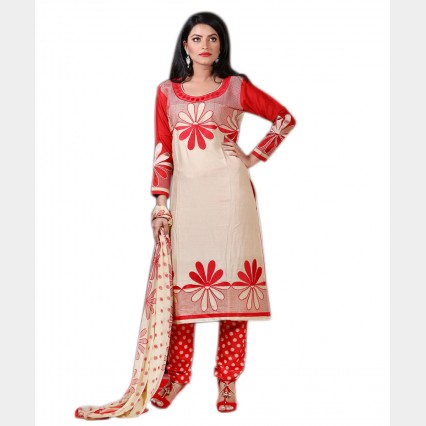 Neela’s Classical Shalwar Kameez in Linen Embroidery with Georgette Dupatta